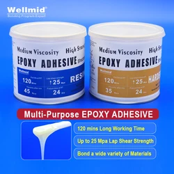 Standard Epoxy Adhesive 120 Minutes Long woking time High Performance High Strength Bond Metal Glass Some Plastic Wood AB Glue