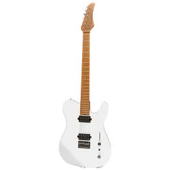 Censtar Electric Guitar, Solid Electric Guitar Kit Consists of a Roasted Mahogany Body and Maple Neck,Professional/Full Size