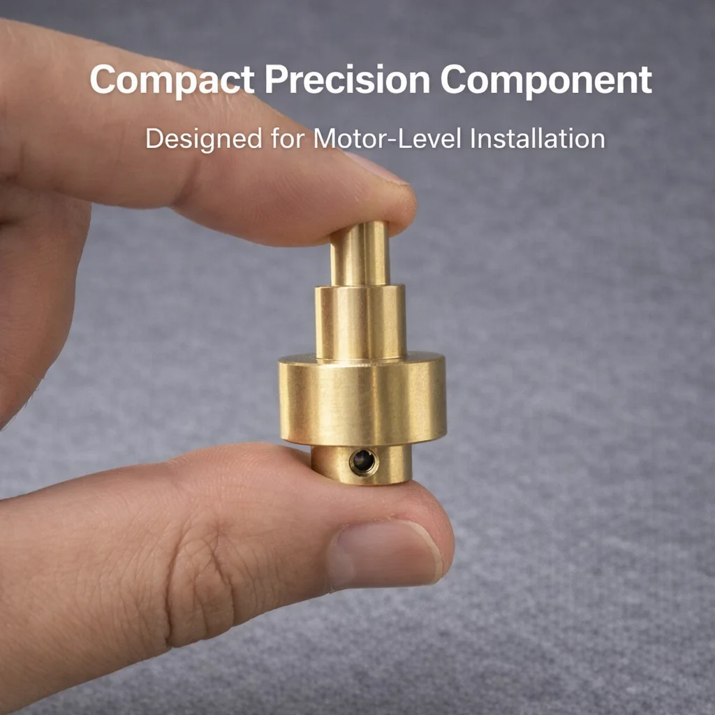 For Garrard 301 Motor Pulley, Solid Brass, 50Hz AC Only, Ø5mm Bore, 25mm Height, Precision Replacement Part
