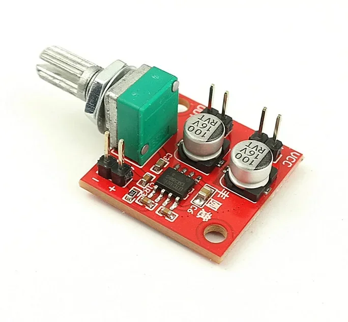 

1PCS DC 3.7V-12V LM386 Electret Microphone Power Amplifier Board Gain 200 Times For arduino Boad Module