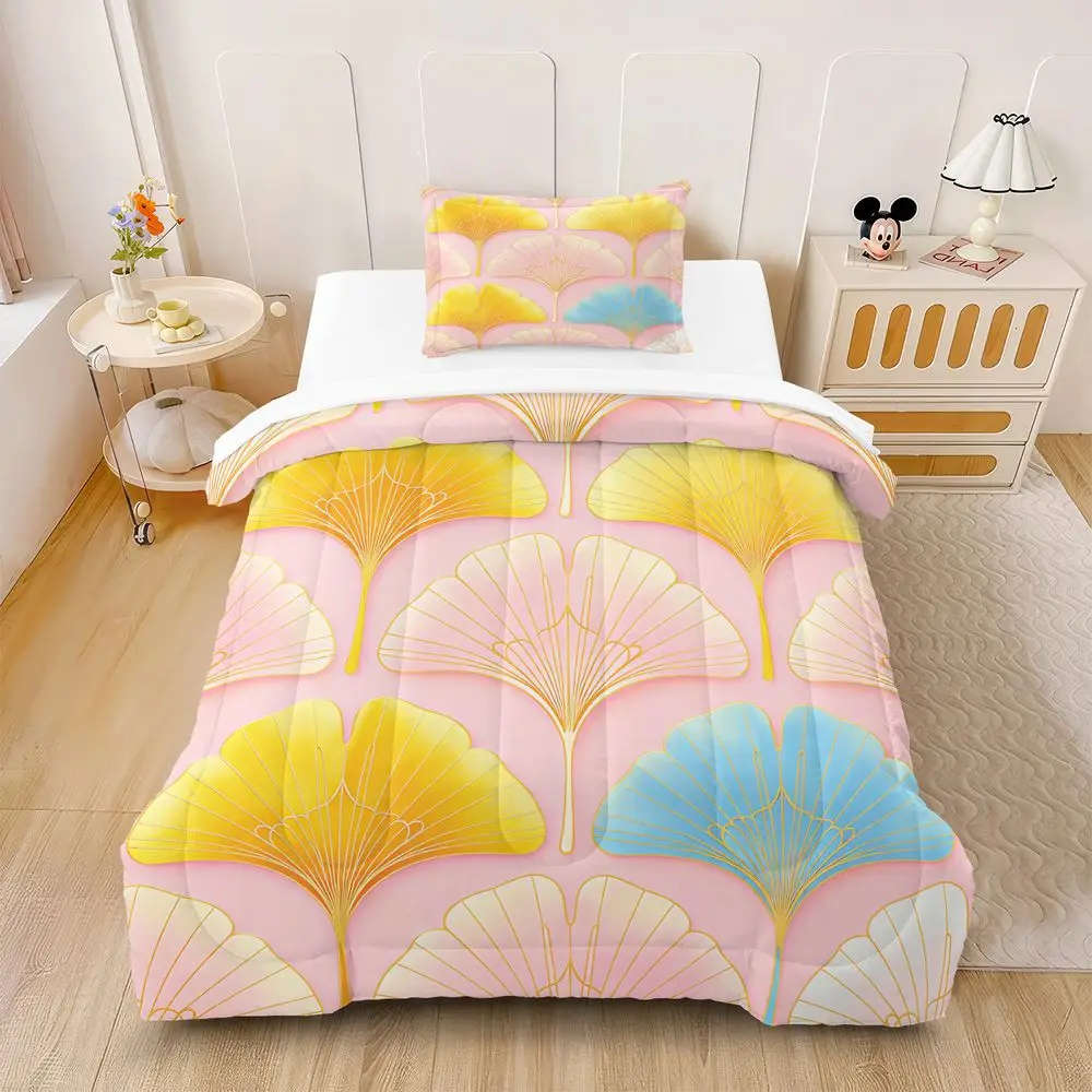 Virgin Mary Lamb Floral Print Quilt Comforter Set Bedding Set Pillowcase HD Print Religious Bedroom Bedding