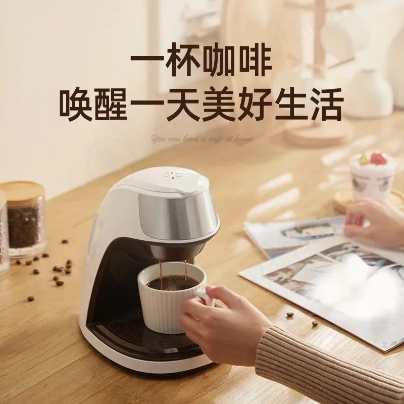 Semi Automatic Coffee Machine American Mini Home Portable Office Brewing Scented Tea Maker