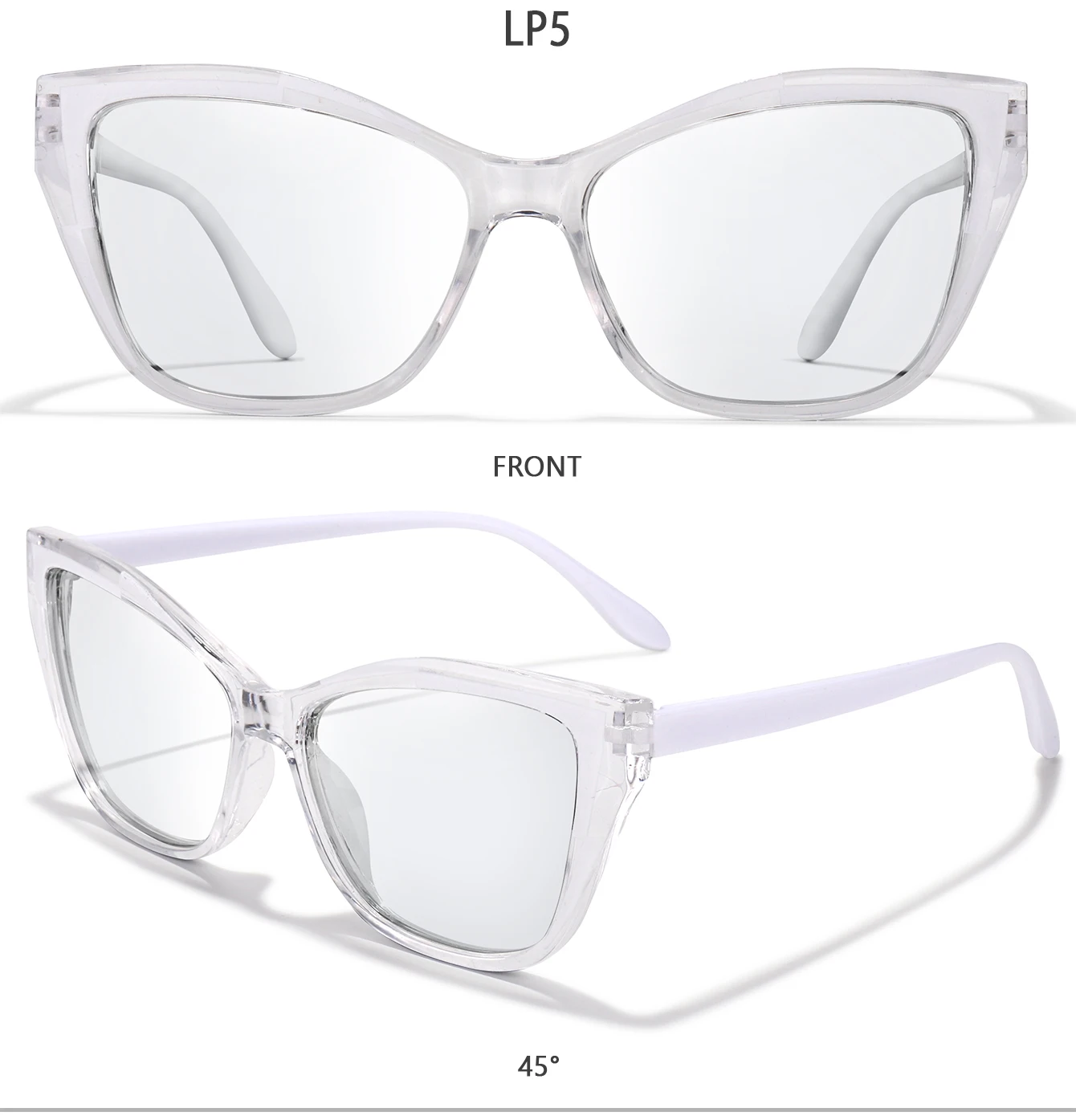 Trendige Cat-Eye-Sonnenbrille Unisex Alltagsbrille Shopping Selfie Party Reise Strand Mode-Eyewear – Detail 8