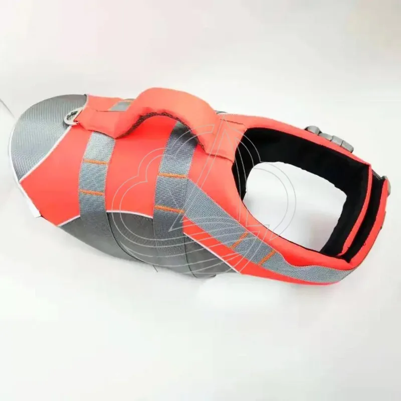 Hunde-Schwimmweste aus Oxford-Gewebe, Atmungsaktiver Sicherheitsanzug für Haustiere, Surf- und Schwimmweste für Bulldoggen