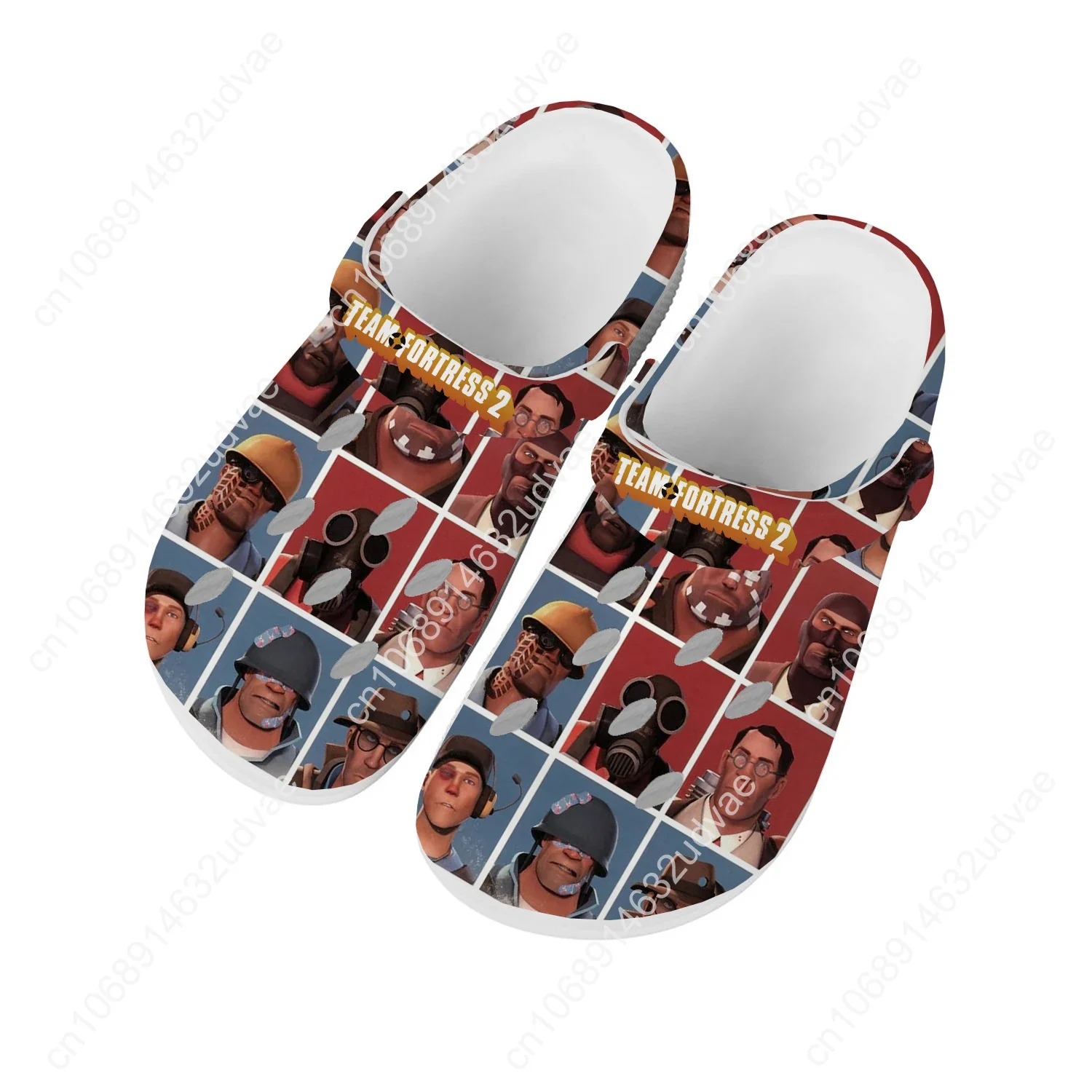 

Team Fortress 2 Sandals Men Women Teenager Fashion Water Shoes Hot Games Garden Breathable Comfort Beach Custom Slippers