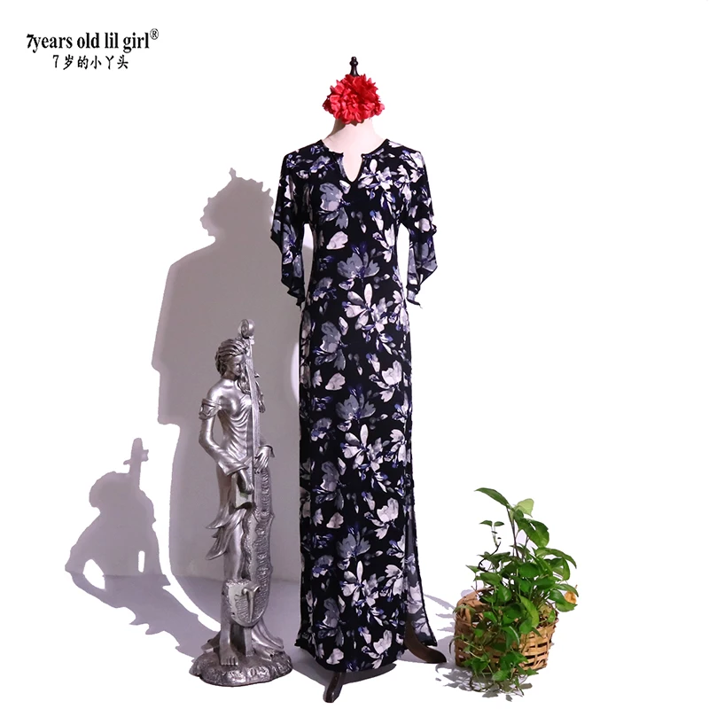 Spódnica flamenco hiszpańska z falbanami, wielowarstwowa HA62