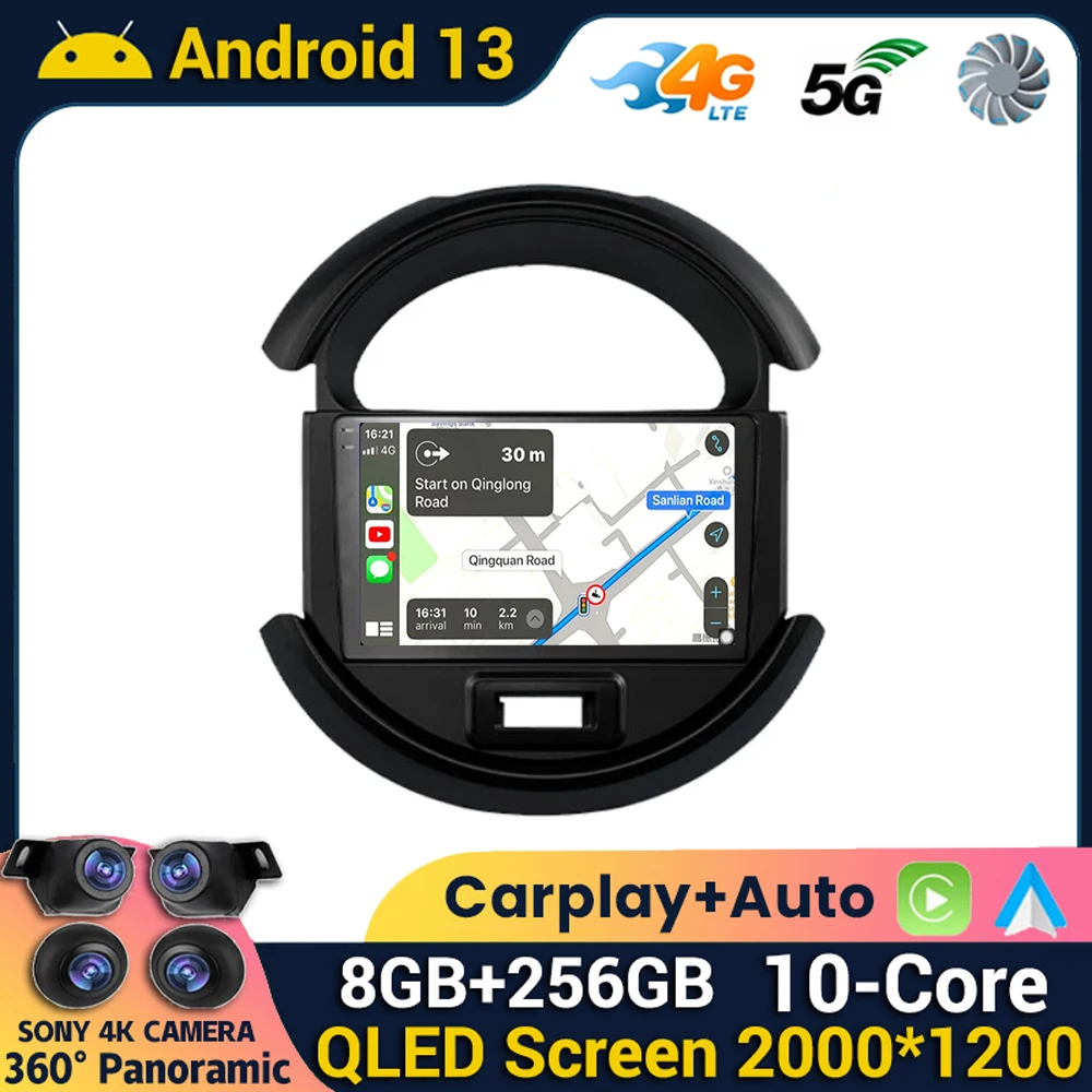 

10" Android 13 Carplay Auto For Suzuki Spresso S-presso 2019 2020 Car Radio GPS Stereo Multimedia Player Head Unit WIFI+4G DSP