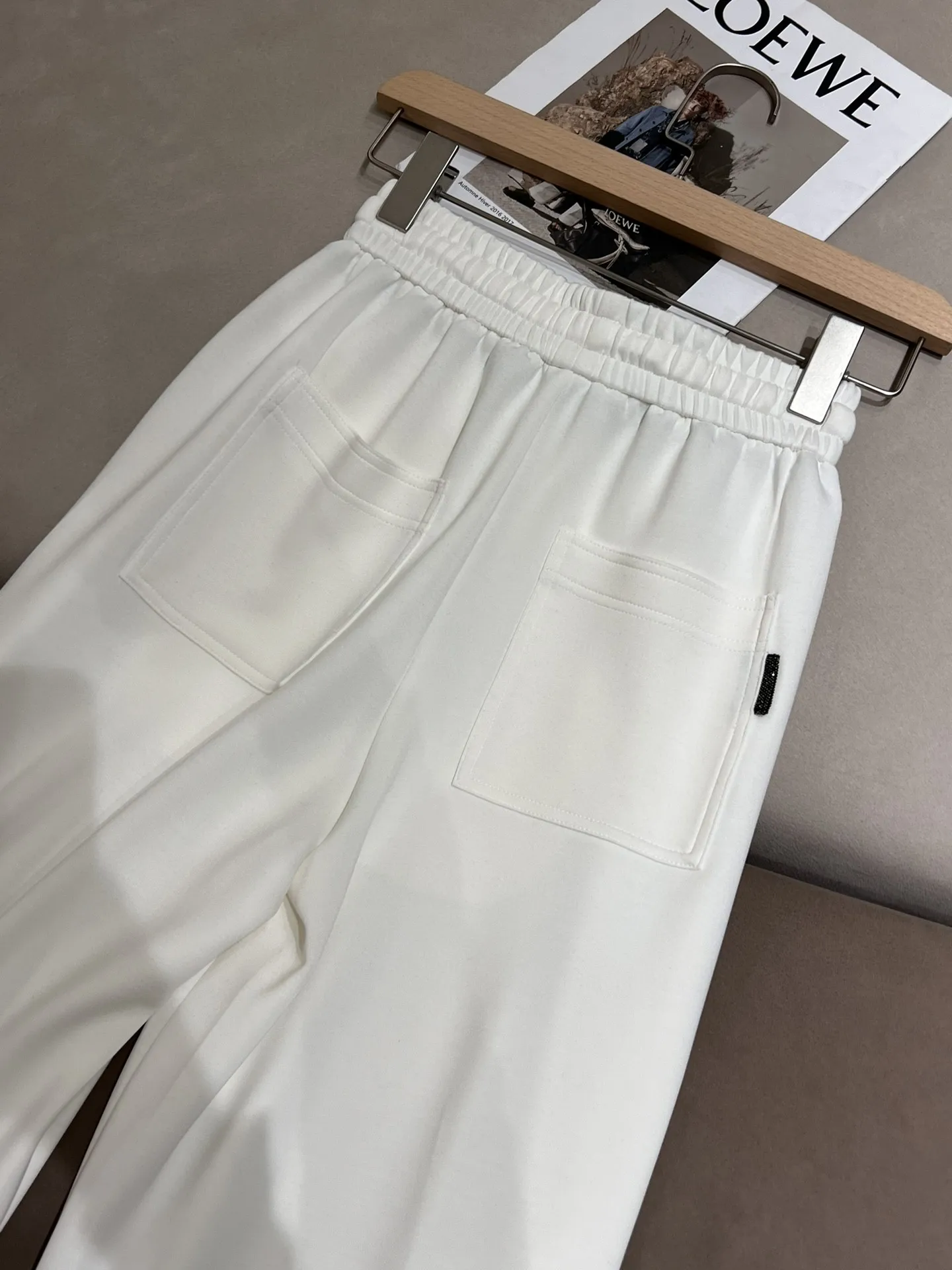 Spring summer wide leg silky smooth jersey pants