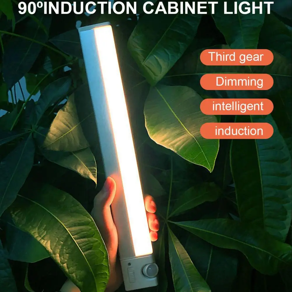 Lampu Sensor gerak hemat energi, lampu kabinet Led Sensor gerakan dapat diisi ulang dengan mode warna dapat disesuaikan untuk lemari