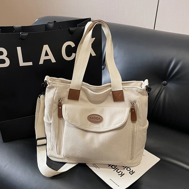 

Новая женская повседневная сумка через плечо из вельвета, модная сумка для хранения, простая, универсальная, удобная и стильная сумка на плечо с текстурой