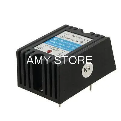 PCB 4 Pin SSR Solid State Relay in 3-32V DC Out 5A 380V AC HHG1-1/032F-38 5Z