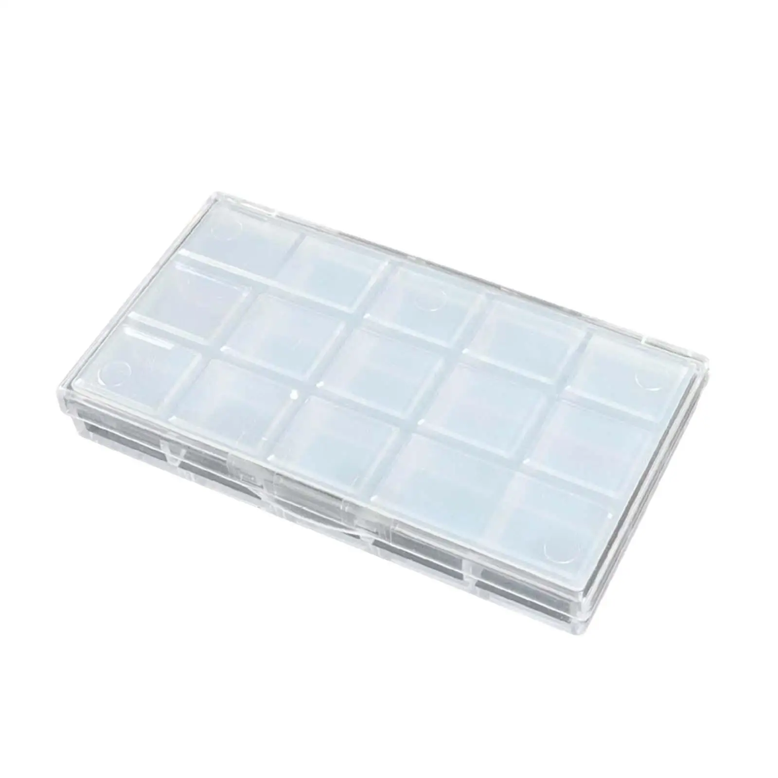 Watercolor Wet Palette Paint Tray 15 Holes Keep Wet Paint Fresh Painting Accessories Paint Case Paint Pallet for Model Paint