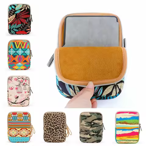 Portable 6 inch e-Reader Sleeve for Kindle Paperwhite Protective Case Insert Pouch 11th Generation Cover Carrying Bag Shockproof