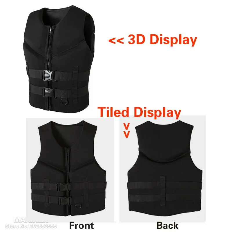 Life Jacket for Adults Kayak KiteSurf Jet Ski Life Vest Motorboats Raft Rescue Swim Drifting Boat Wakeboard Fishing Life Jackets