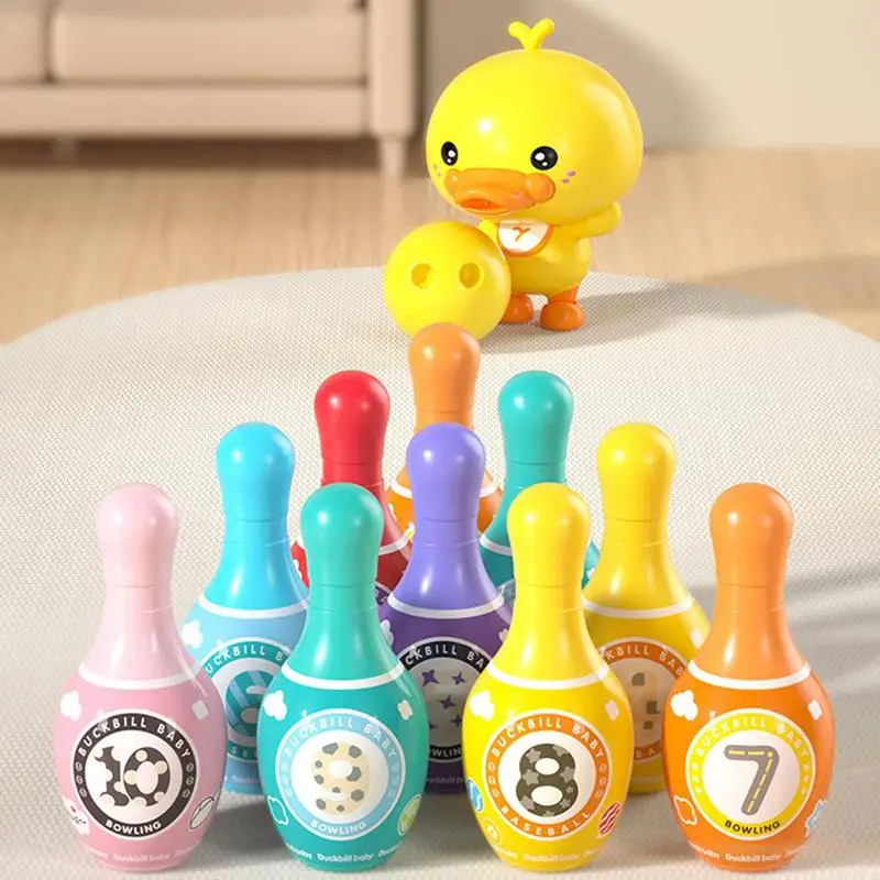 Bowling Game For Kids Bowling Set Education Toys For Kids Toddlers Learning Indoor Interactive Sports Activities Game Toys