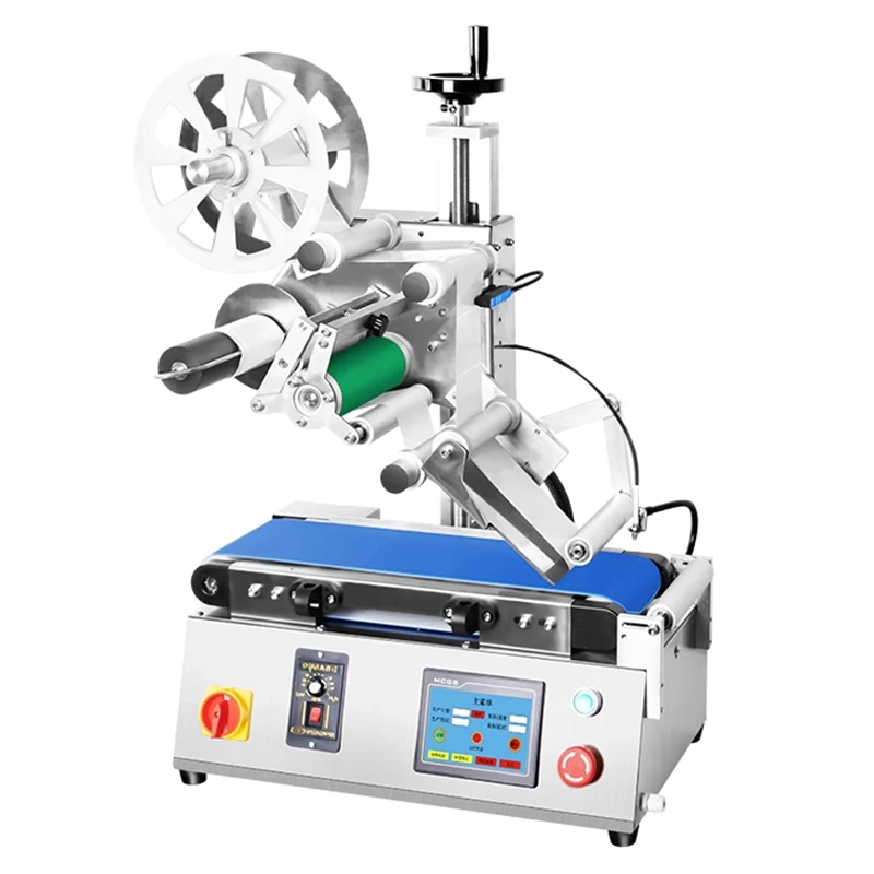 

Automatic Labeling Machine For Assembly Line Use CJXT-140 Mini 2In1 Flat/Round Bottle Labeling Equipment Sticker Labeler Countin