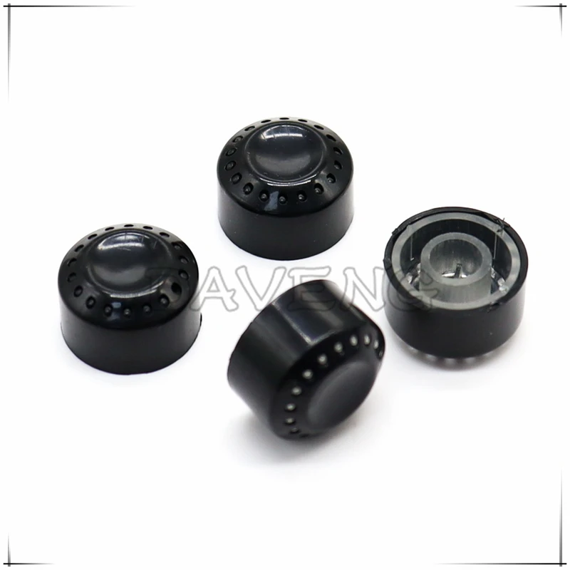 5pcs plastic light transmission knob Potentiometer Encoder Knob dots Light guide knob cap  Flower Shaped Inner Hole 6mm