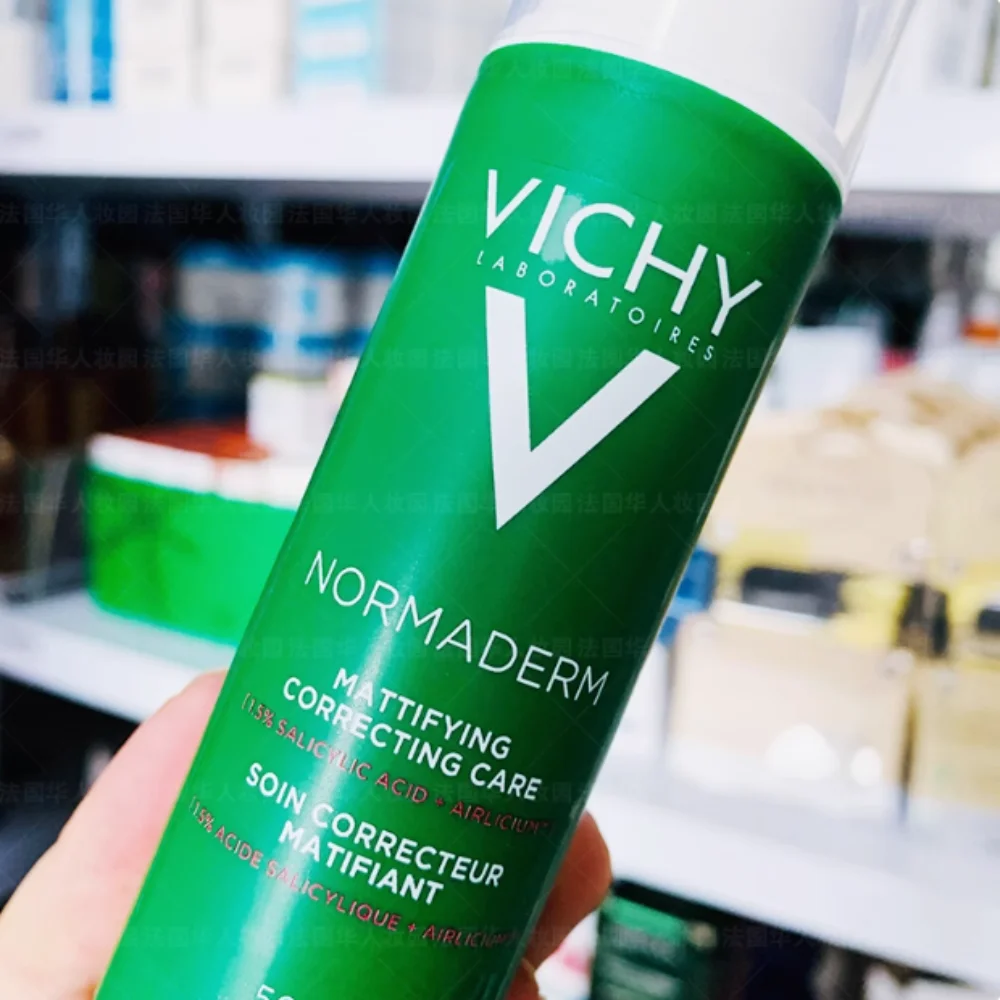 Vichy Purifying Flawless Moisturizer Akne-Clearing Anti-Akne-Lotion Salicylsäure Gesichtsreparaturcreme repariert die Hautbarriere