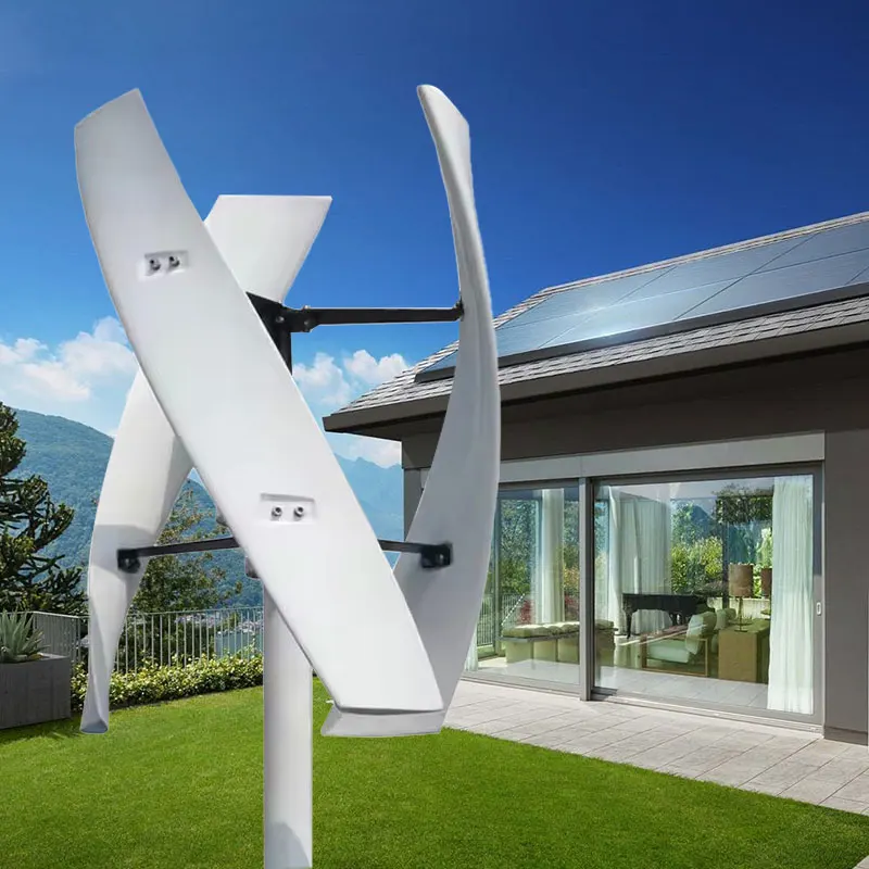 رائجة البيع 5kw 10kw 20kw محور الطاقة السكنية X نوع مولد منخفض دورة في الدقيقة توربينات الرياح العمودية #3