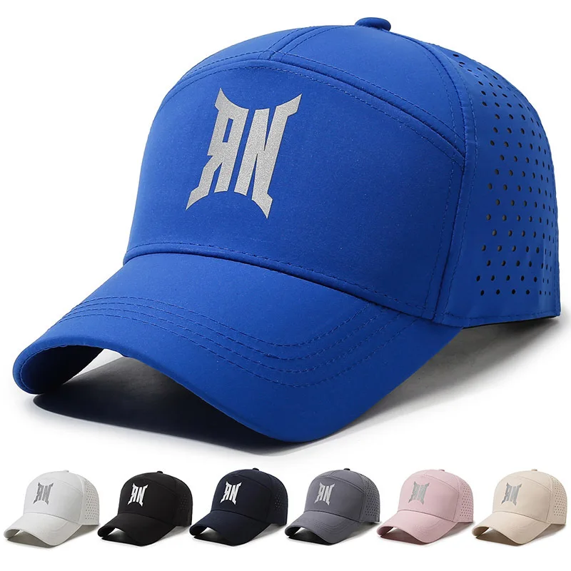 

Unisex Breathable Laser Perforated Baseball Cap Quick Dry Lightweight Sports Hat for Golf Running Fitness Climbing UV Protection