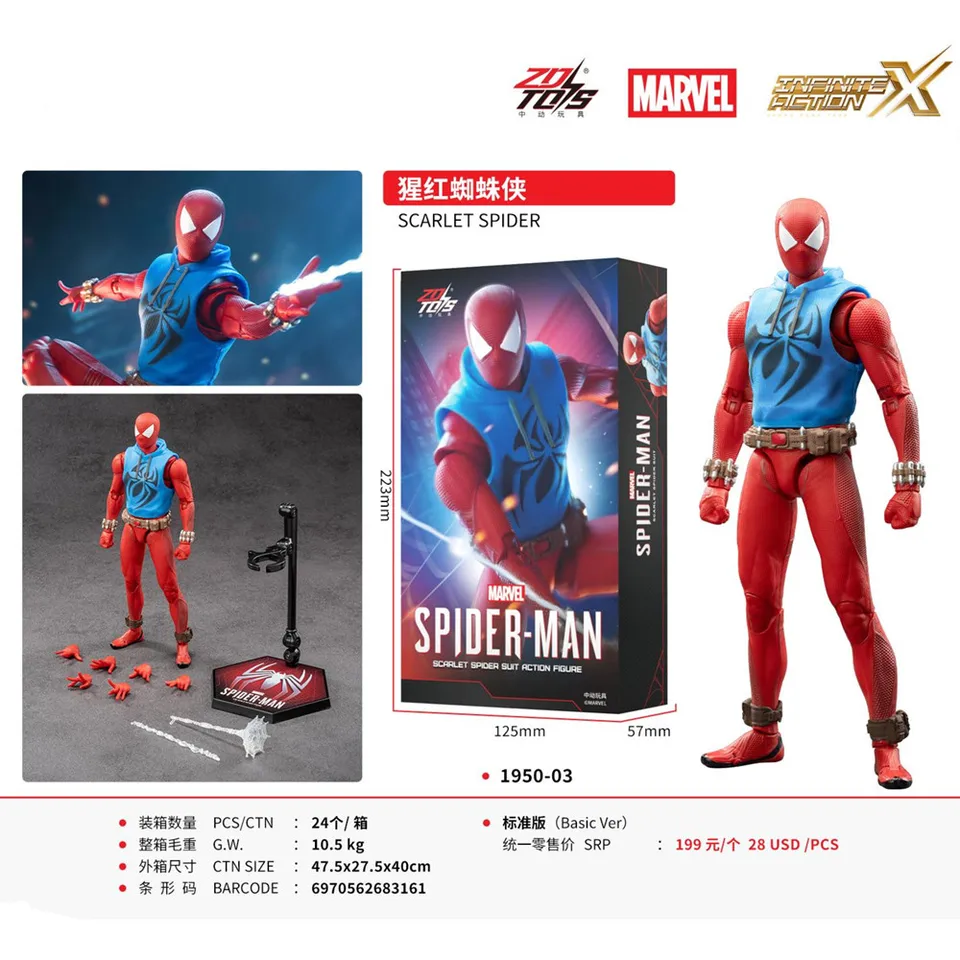 ZD Toys マーベル インフィニットアクション Xシリーズ アイアンマン