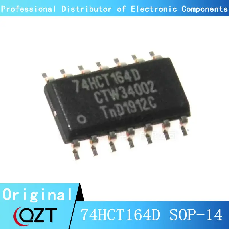 10pcs/lot 74HCT164 SOP14 74HCT164D SOP-14 SN74HCT164DR SOP 74HCT164DR SOIC14 HCT164 SOIC-14 SMD chip New spot