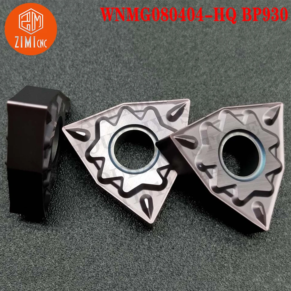 WNMG080404-HQ BP930 WNMG 080404 Carbide Turning Tools CNC Lathe Cutter Cutting Tool Metal Lathe Tools Blade mechanical Inserts