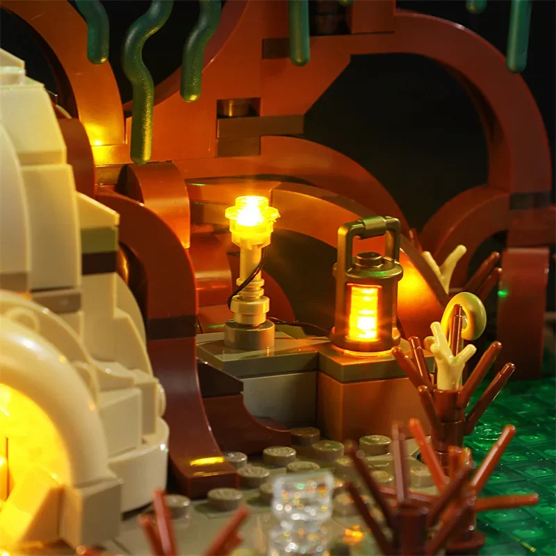 مجموعة إضاءة LED DIY لديوراما تدريب الحروب LEGO 75330 (إضاءة LED فقط، بدون نموذج كتل)