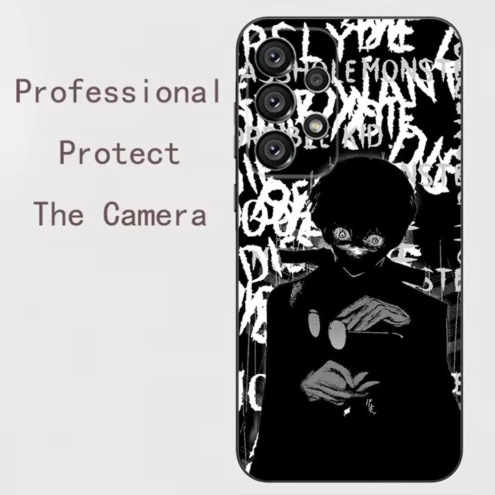 Ken Kaneki T-Tokyo G-Ghoul Phone Case For Samsung Galaxy A13,A21s,A22,A31,A32,A52,A53,A71,A80,A91 Soft Black Shell