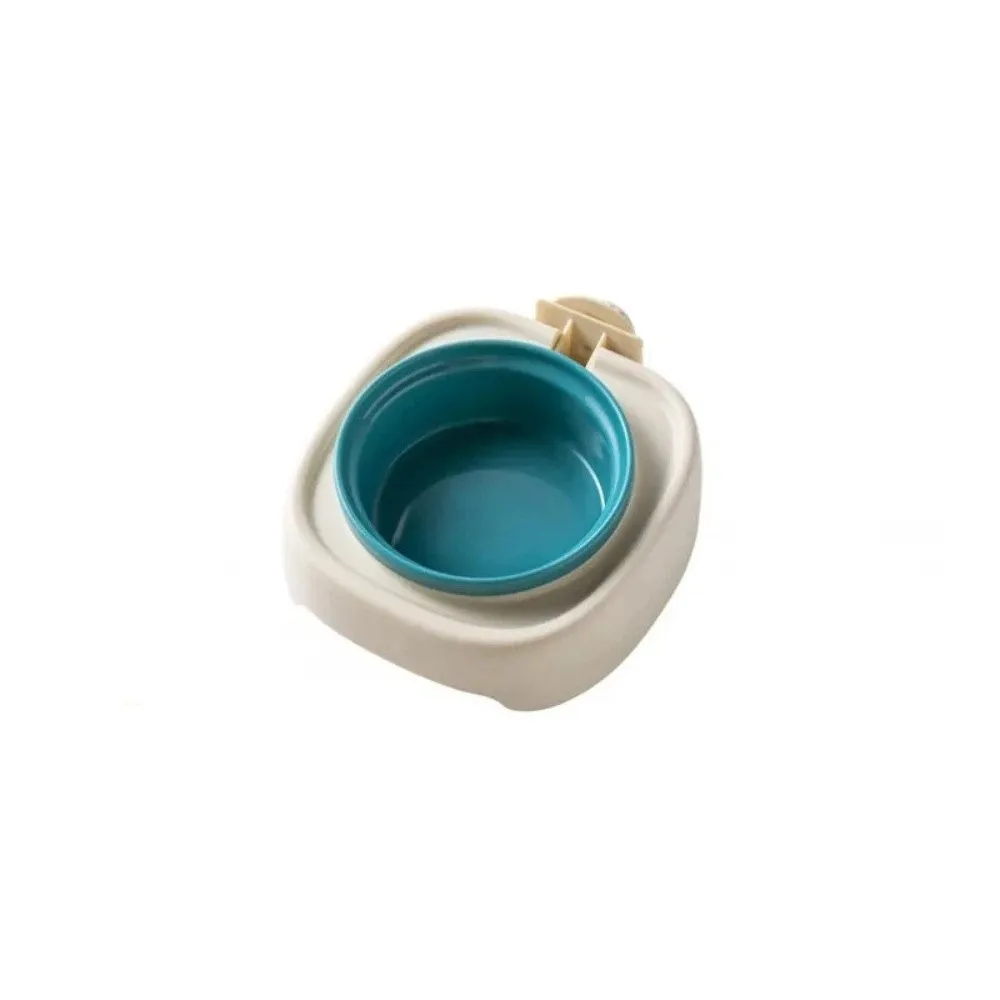 

Multi Functional Slanted Pet Feeding Bowl Anti-Flip Wall-mountable Cat Double Bowl Detachable Pet Slow Feeder Bowl Multi-Pet