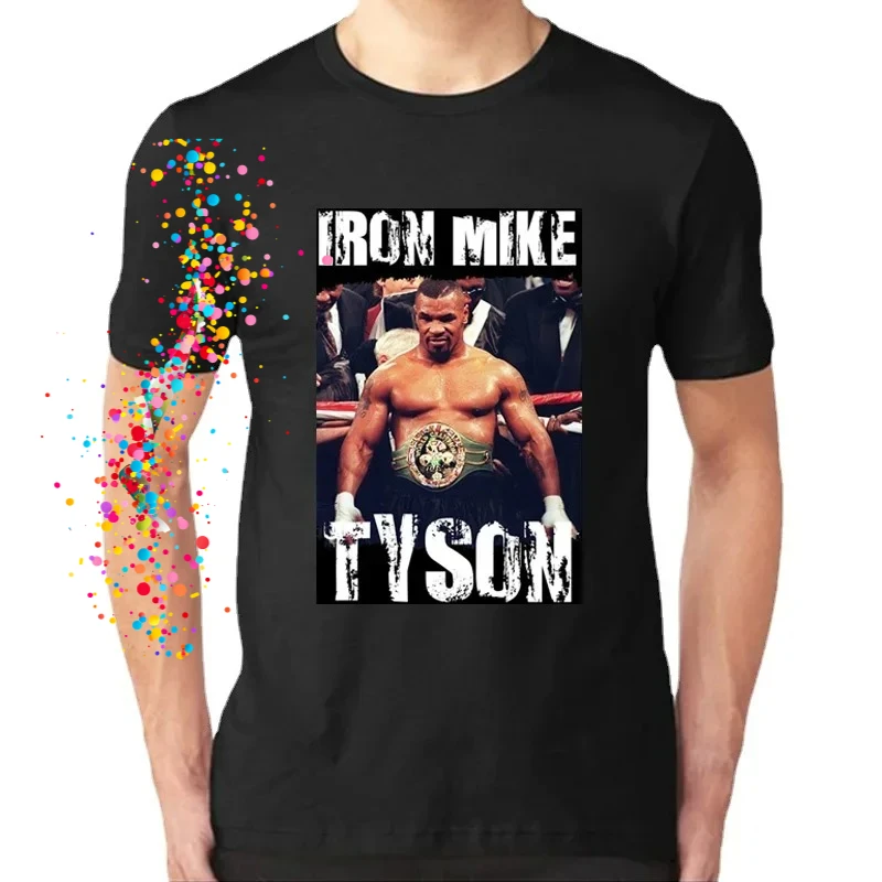 Iron Mike Tyson T-Shirt Boxing Anniversary Cotton O-Neck Short Sleeve Men's T Shirt New Size S-3XL