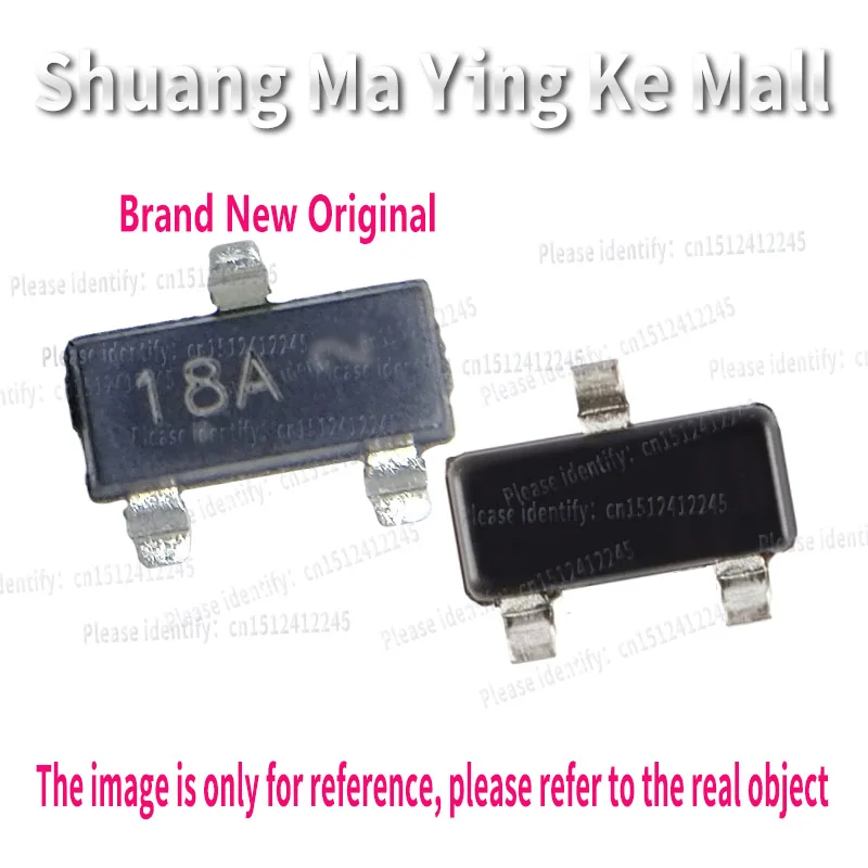 20-100PCS MMBZ18VAL MMBZ18VALT1G MARK: 18A * SOT23. Dual Common Anode Zeners Diodes, 24 and 40Watt Peak Power. New Original