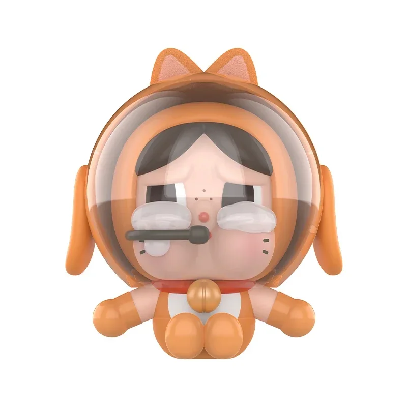 

POP MART Crybaby Space Cat оранжевая аниме-фигурка-слепая коробка загадочная игрушка кукла милое украшение для рабочего стола
