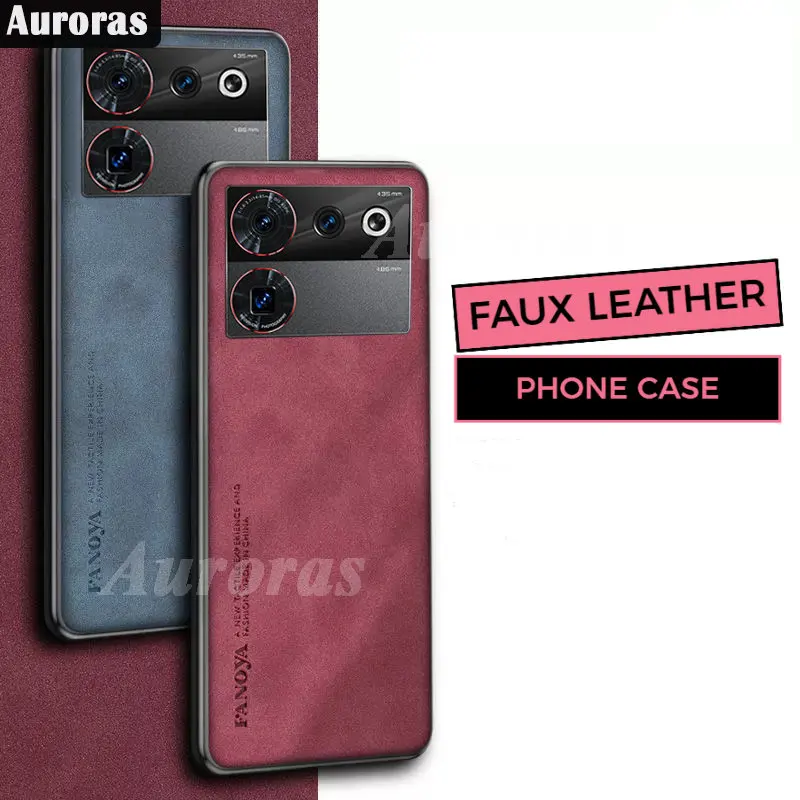 Auroras For Nubia Z50 Ultra Case Luxury Velour Wool Texture Solid Color Soft Frame Shell For Nubia Z50 Ultra Back Cover