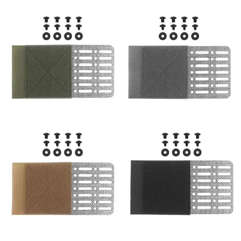 

1pc Tactic Vest Expander Vest Composite Board Chest Plate Carriers, Tactic Vest Cummerbund Extension Wing Hook Looped Panel