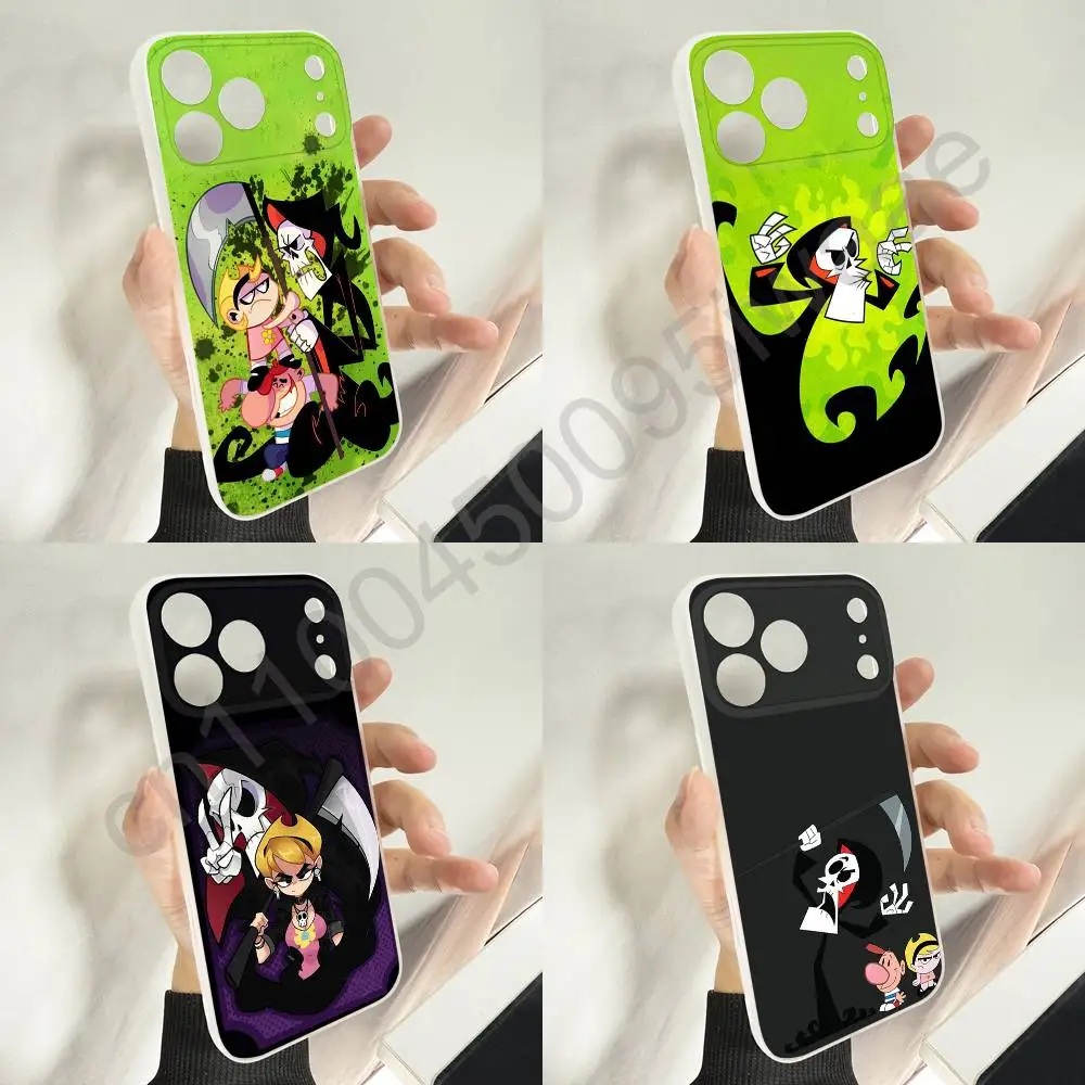 

G-Grim Adventures Billy Mandy Phone Case For iPhone 11,16,15,14,13,17,12,Plus,E,Air,Mini,Pro,Max Magnetic Magsafe Soft Cover