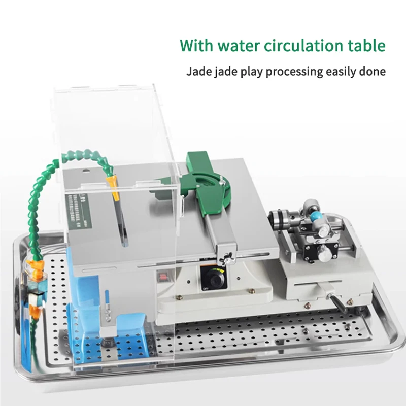 多機能テーブルソーイングマシン,1950w,ポリッシャーグラインダー,翡翠,木工,水循環用,ワークベンチ220v
