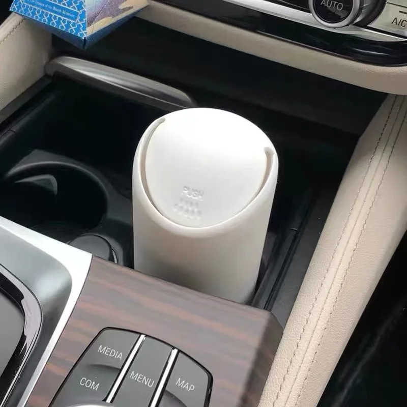 Silicone Cup Type Car Mounted Garbage Bin for Car Use. Garbage Bin for Car Storage. Convenient and Hygienic Storage Box for Misc