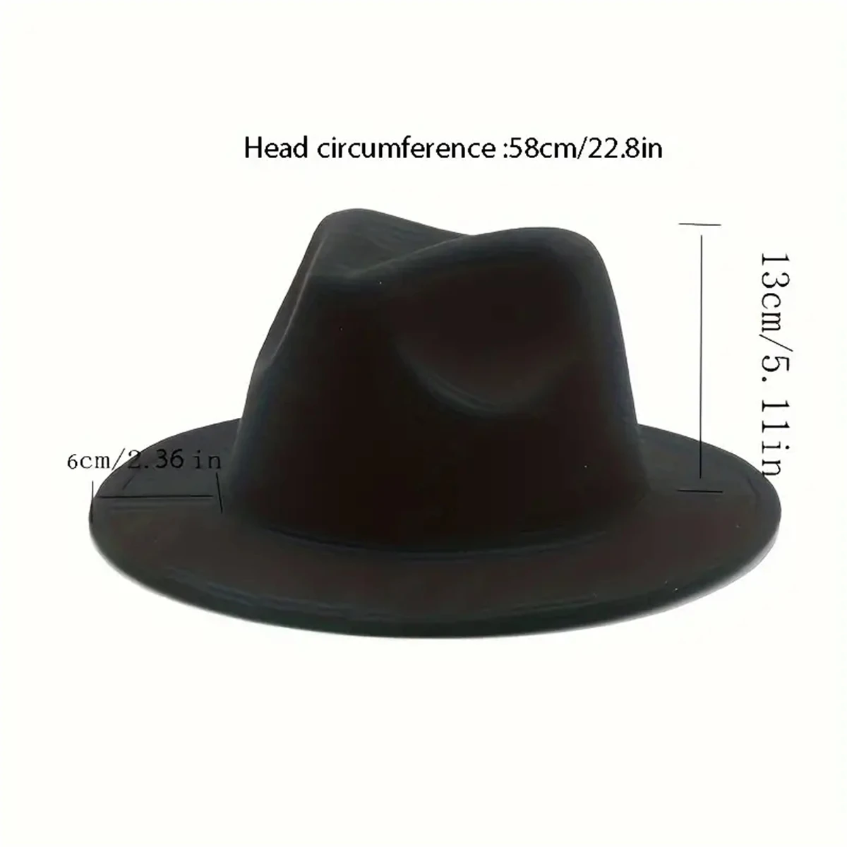 Western cowboy hat wool wool wool wool wool double-sided patchwork felt jazz hat can be worn by both men and women