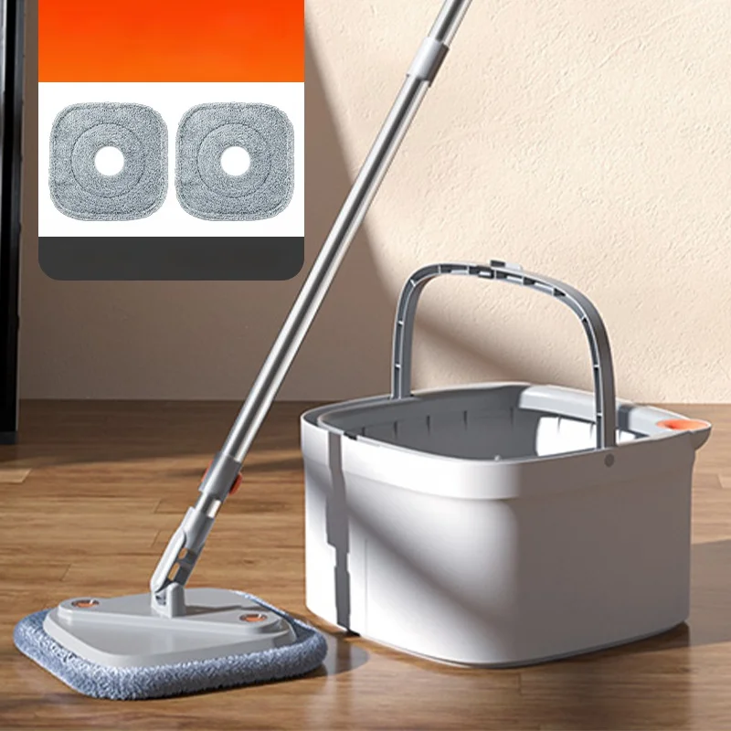 GIANXI Things For the Home Cleaning Mop Kitchen And Bathroom Portable Rotating Mop And Bucket Sets Square Water Mop Squeeze Mop