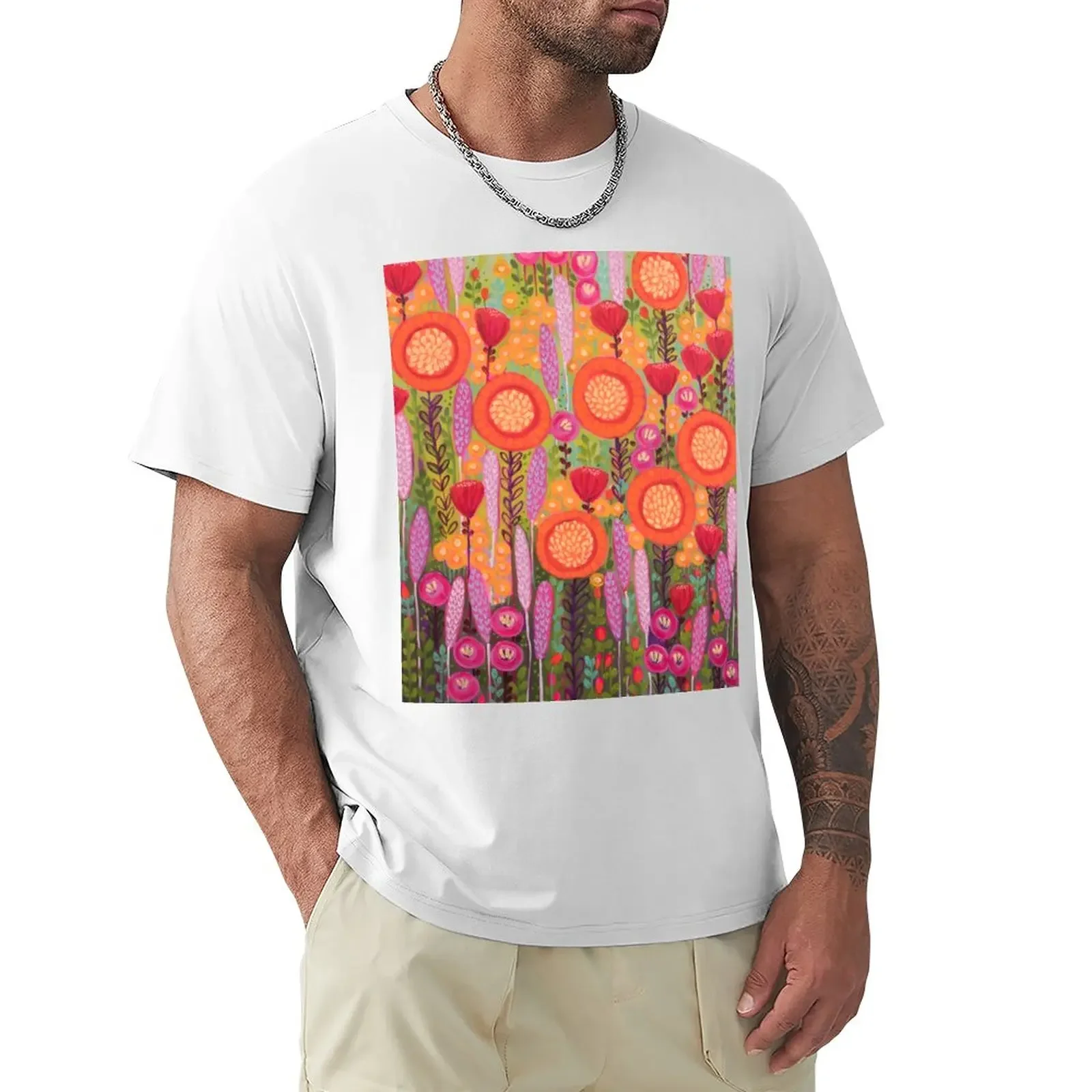 Flowers in Spring T-Shirt sublime sports fans t shirt for men graphics vintage clothes Blouse boys whites mens plain t shirts