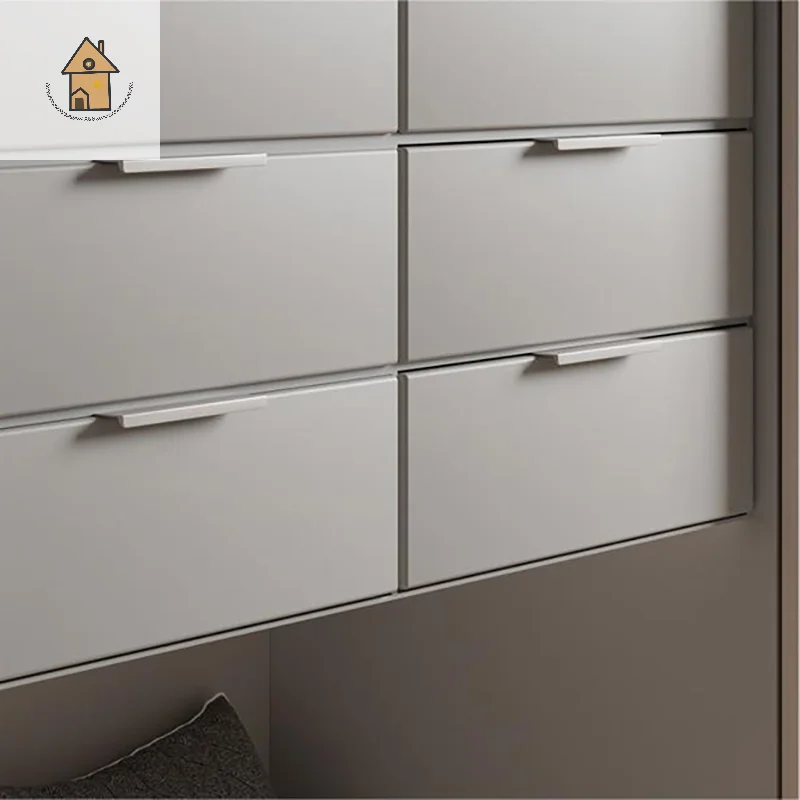 

Stylish Modern Long Handles for Doors, Drawer Pulls, Wardrobe Knobs, Non-Perforated Hidden Cabinet Handles