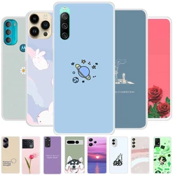 Soft TPU Clear Cover for Sony Xperia 10 V IV III II Cases Silicone Phone Coque for Xperia 10 Plus Soft Case Transparent Bumper