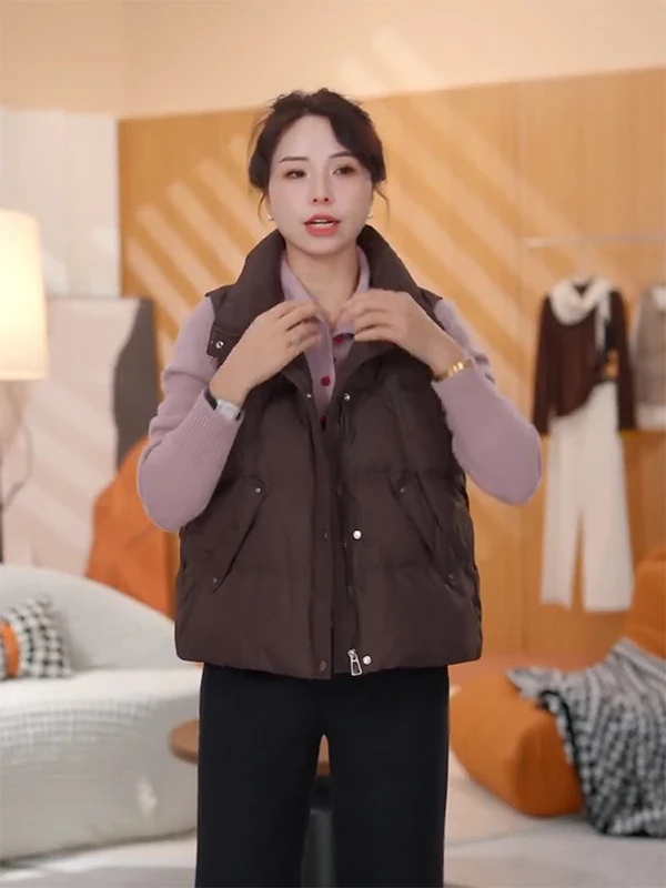 

Жилет Chana Faionable Fce Lined Casual Svel для женщин, осенне-зимний, для повседневной носки, из полиэстера