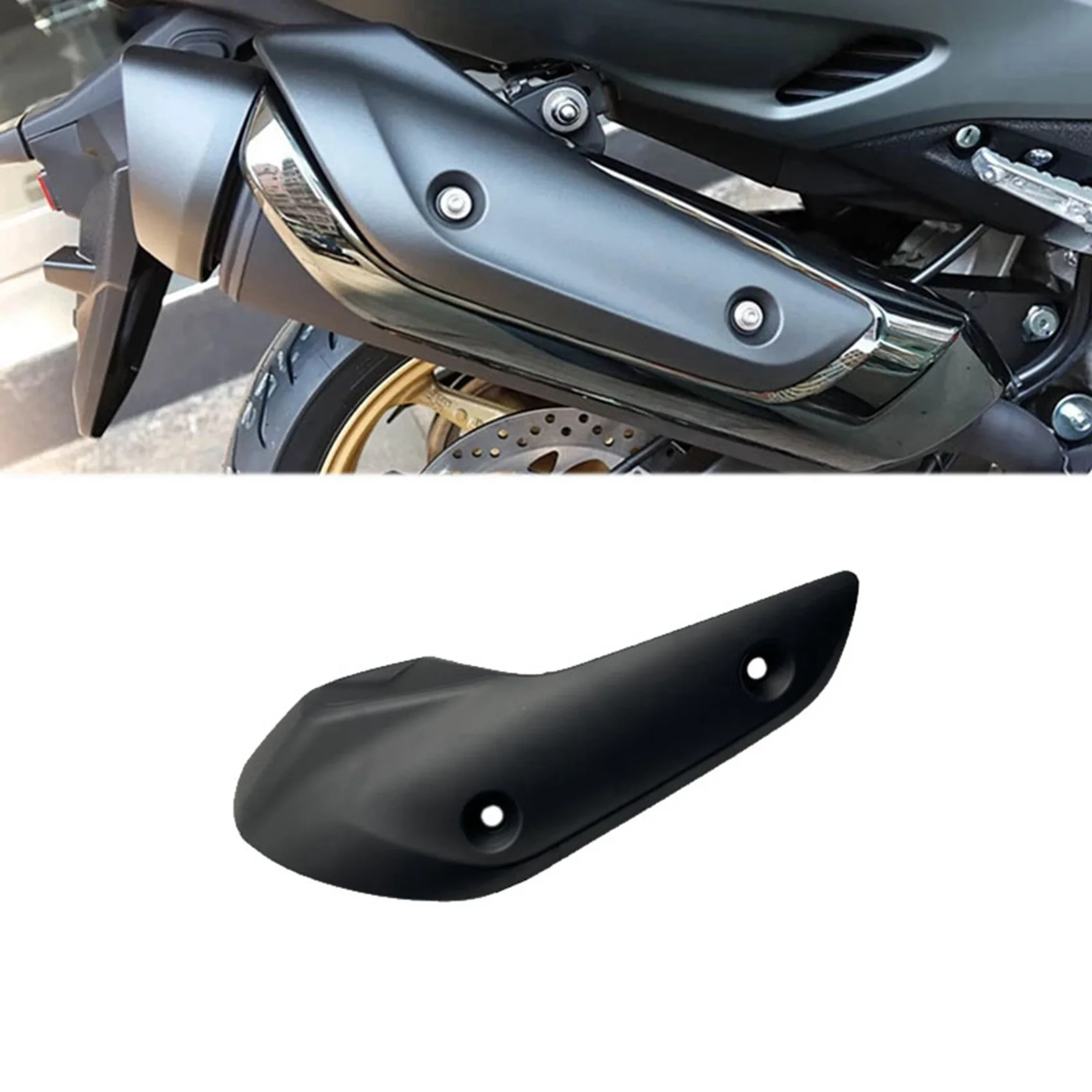 Motorcycle Exhaust Muffler Pipe Heat Shield Cover Protector Fit for YAMAHA T-MAX 560 2020 TMAX 530 17-19 Short