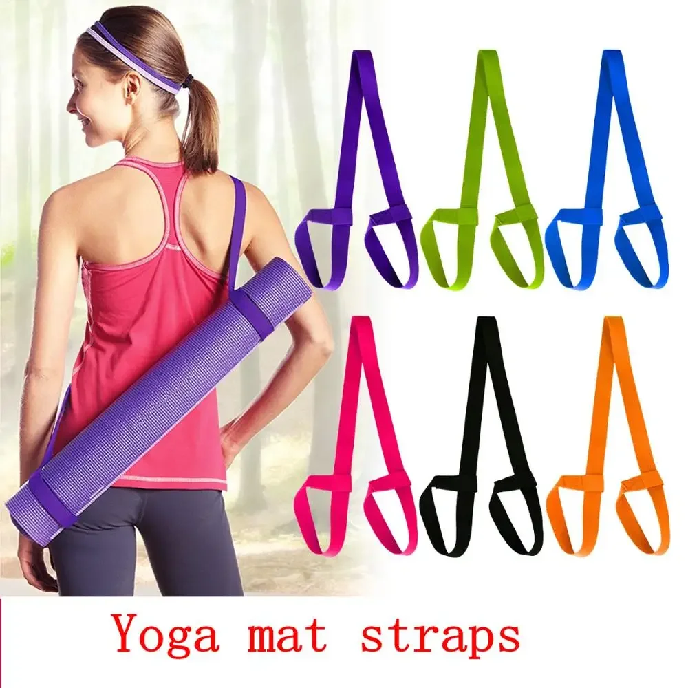 Yogamatriem Riem Yoga Verstelbare schouderriem Sport Sling Schouderdraagriem Oefening Stretch Fitness Elastische yogariem