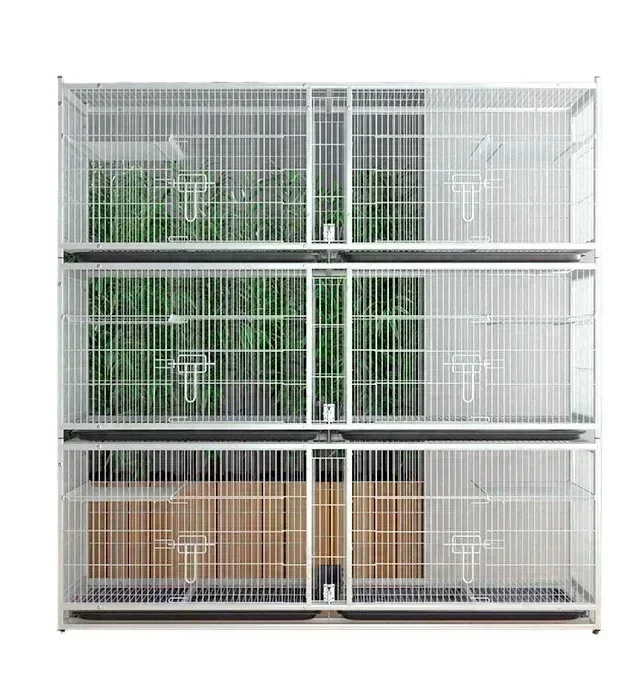 Large Metal Bird Cage, Squirrel and Rabbit Breeding Nest, Myna, Parrot and Small Animal Multi-layer Large Space Breeding Cage