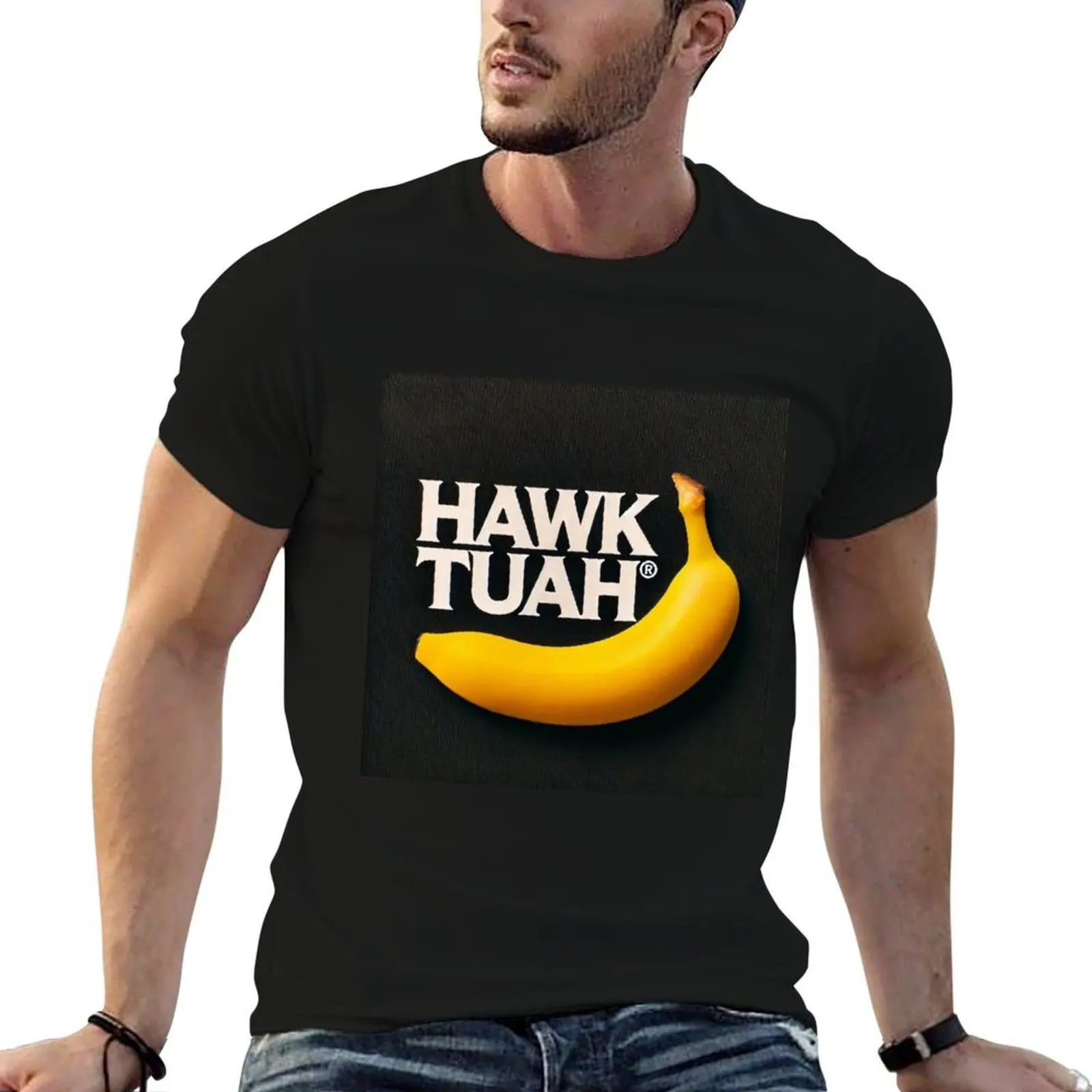 Hawk Tuah T-Shirt vintage custom t shirt Men's clothing