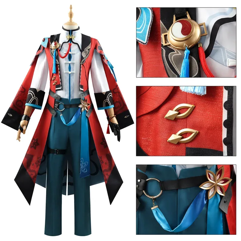 Jiaoqiu تأثيري لعبة هونكاي ستار السكك الحديدية جياو تشيو تأثيري حلي الذيل شعر مستعار أنيمي دور اللعب كرنفال حفلة الرسوم المتحركة الهزلية الدعاوى #2