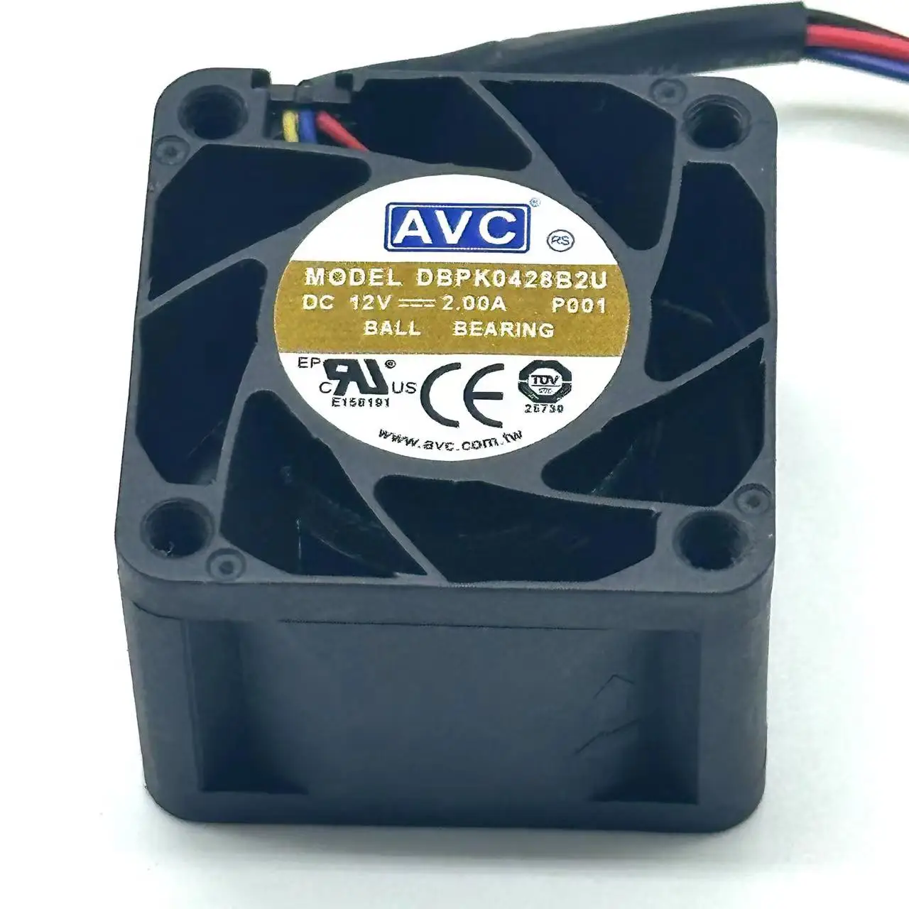 AVC DBPK0428B2U P001 Server Cooling Fan DC 12V 2.00A 40x40x20mm 4-Wire